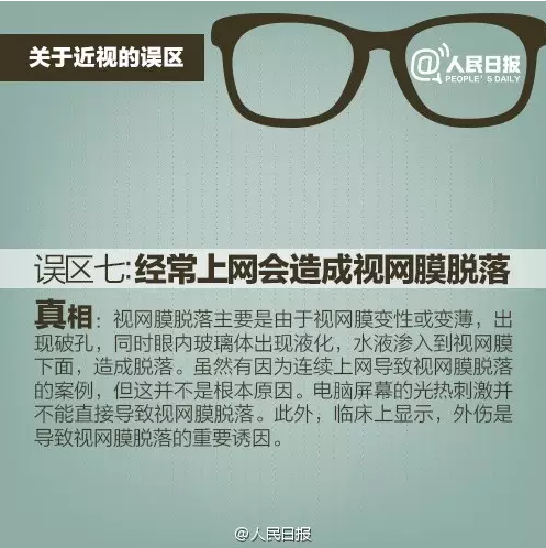 【人民日報(bào)辟謠啦】這些近視誤區(qū)你中招了嗎