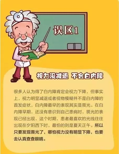 你對(duì)白內(nèi)障的誤解有多深？