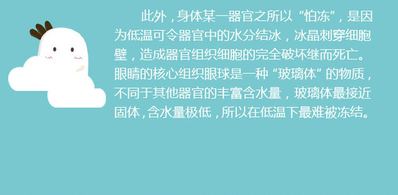 告訴你個(gè)“小秘密”：為什么眼睛不怕冷？