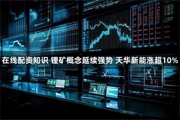 在线配资知识 锂矿概念延续强势 天华新能涨超10%